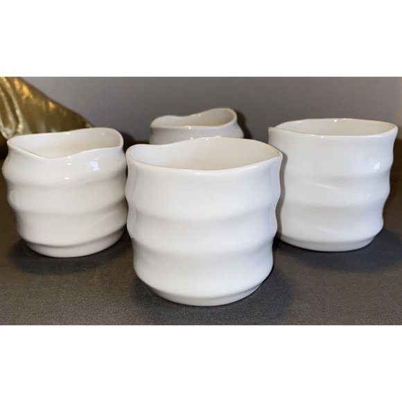 Donna Karan Lenox Porcelain Touch Votives (Set of 4) 2.25 Ht - Picture 6 of 11